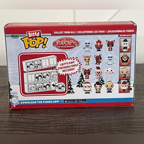 Brand New Rudolph the red-nosed reindeer Funko bitty pops - Picture 3 of 4